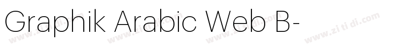 Graphik Arabic Web B字体转换 Graphik Arabic Web B字体转换